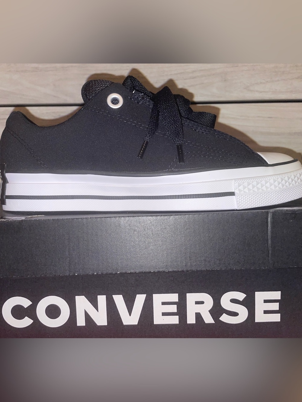 Converse Low Top Chuck Taylor Puff - Black and White